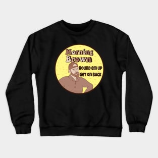 Morning Brown Aunty Donna  Broden Crewneck Sweatshirt